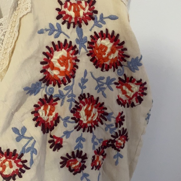 Free People Chrysanthemum Kiss Embroidered Midi Dress - Picture 9 of 11